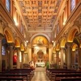 Kostel San Salvatore in Onda, kde se nachází Pallottiho tělo