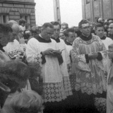 Očekávání přijezdu kardinála Wojtyly, pozdějšího papeže Jana Pavla II